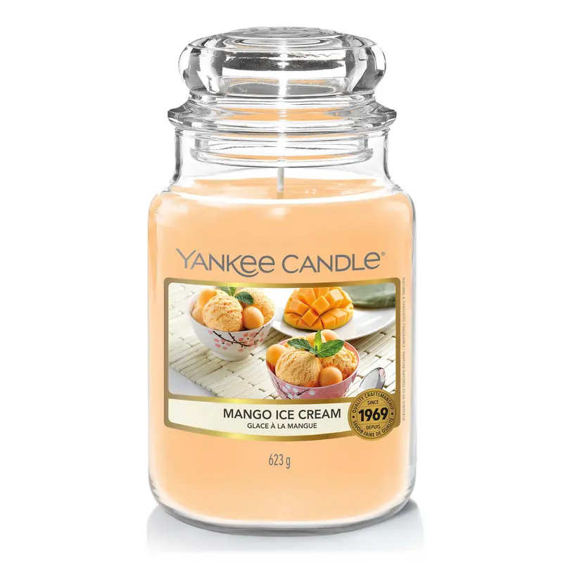 MANGO ICE CREAM Yankee Candle Giara Grande