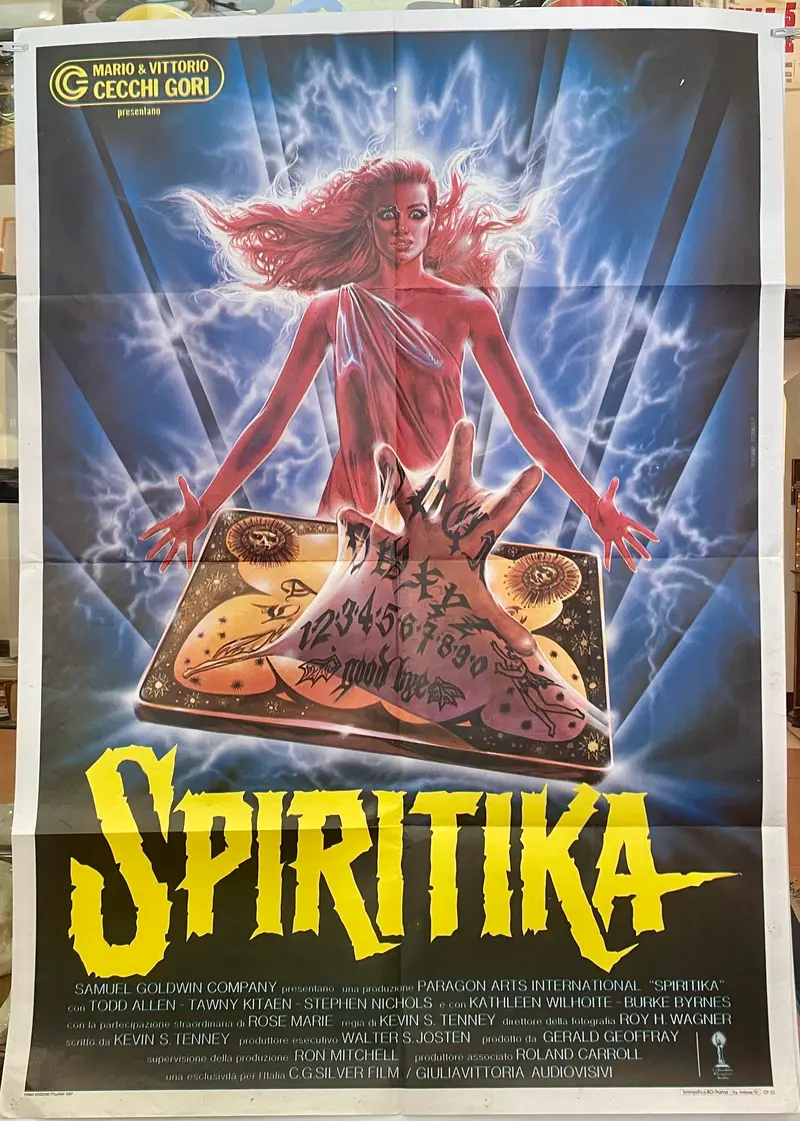 Manifesto “Spiritika" cinema film 2F Paragon Arts International 1987