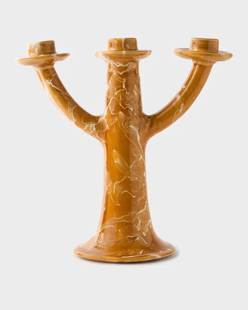 Marbled Candelabra, Terracotta