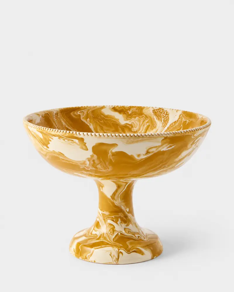 Marbled Terracotta Fruit Stand