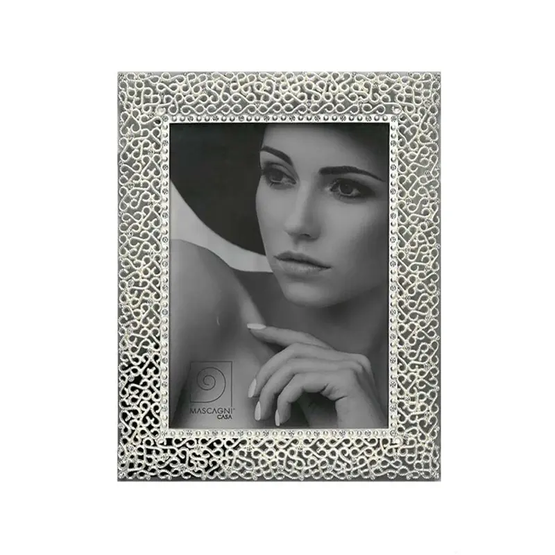MASCAGNI - PORTAFOTO IN METALLO SATINATO 20X25 M269