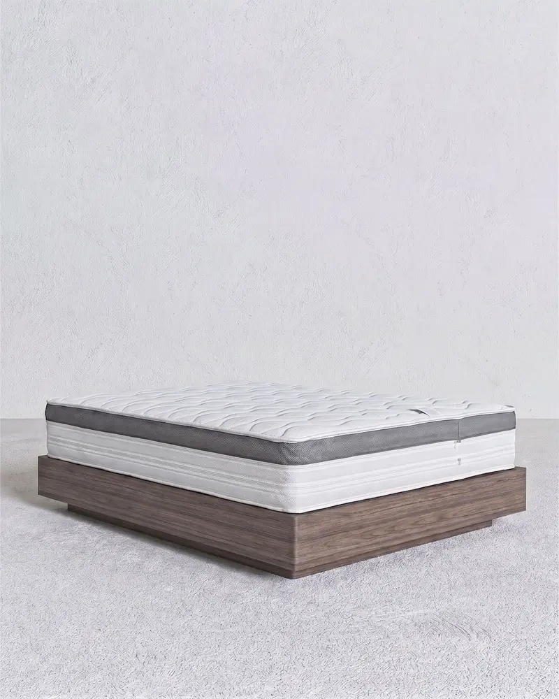Materasso Leonardo - Matrimoniale - Molle insacchettate e breeze memory - Antiacaro e antibatterico - Sfoderabile - Ortopedico - h27