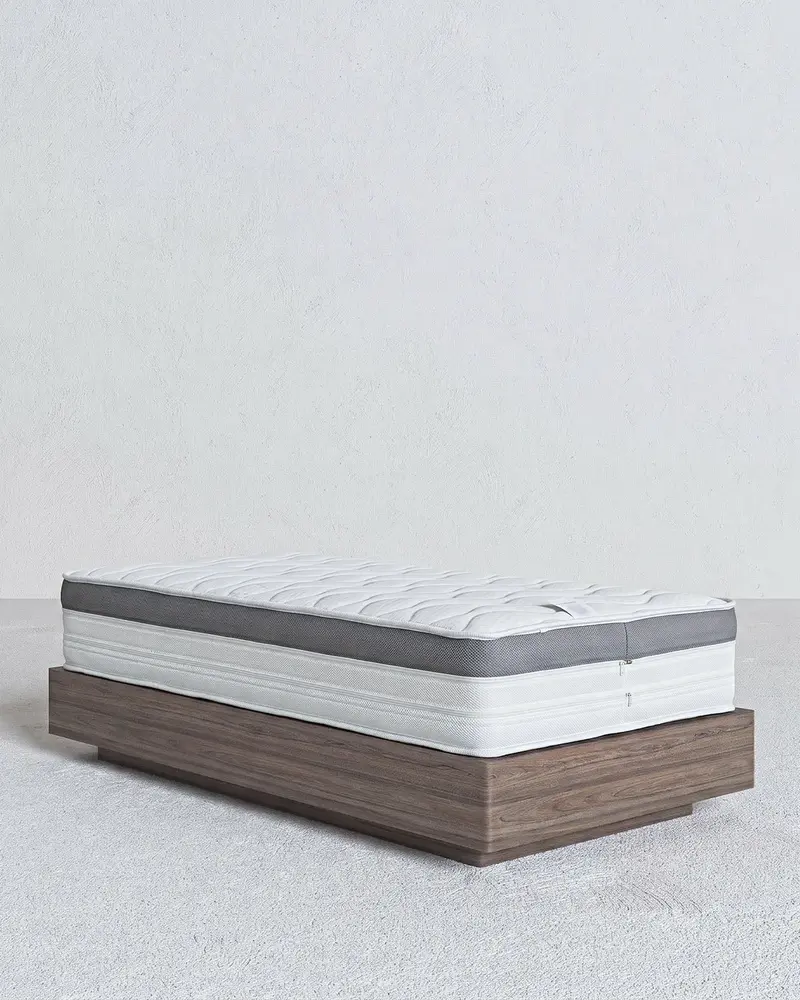 Materasso Leonardo - Singolo o piazza e mezzo - Molle insacchettate e breeze memory- Antiacaro e antibatterico - Sfoderabile - Ortopedico - h27
