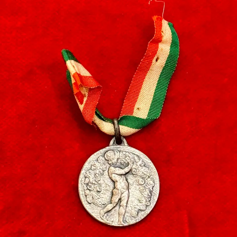 Medaglia 1° Concorso Allevamento del Bambino Siena arg. 800 1932