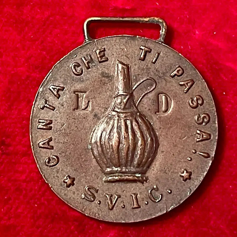 Medaglia "Canta che ti passa" SVIC CNLEM UBG 1920 ca