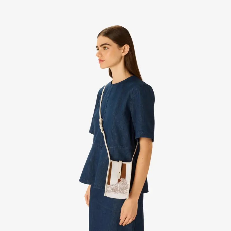 Mini Borsa Caprice Poseidon - Marrone