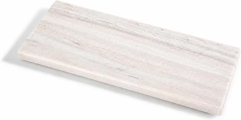 MINI – White Marble Serving Board 40×15×2 cm