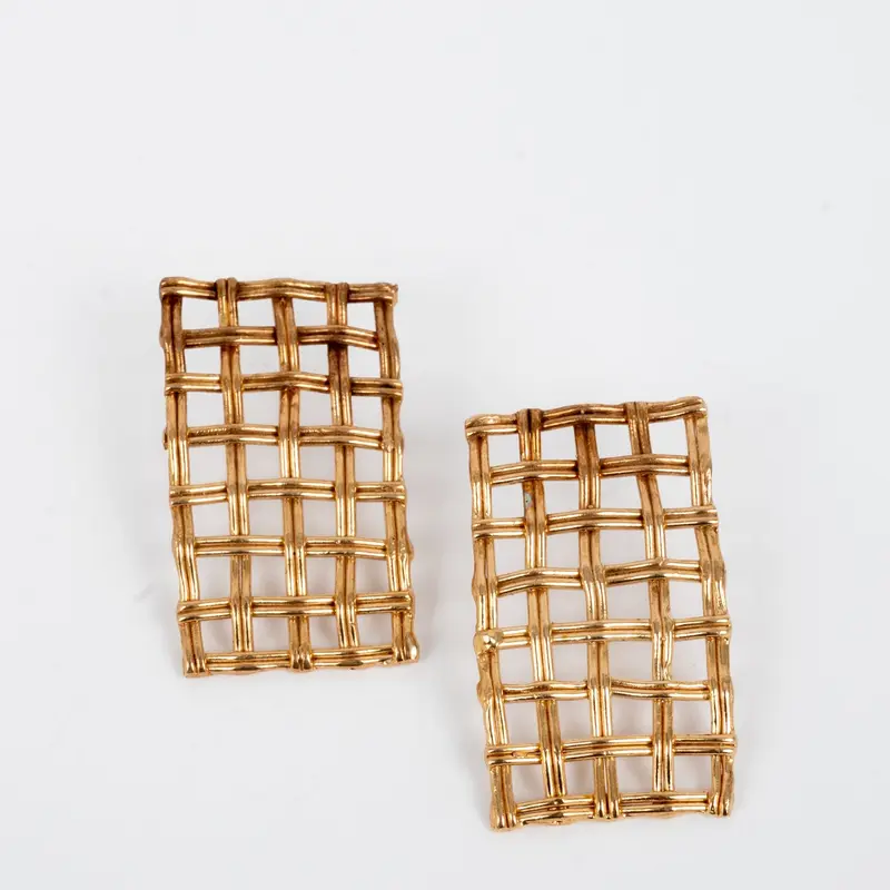MIRIAM NORI - Orecchini in Bronzo Canestro