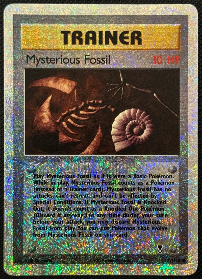 Misterious Fossil 109/110 ENG reverse Legendary Collection carta Pokemon