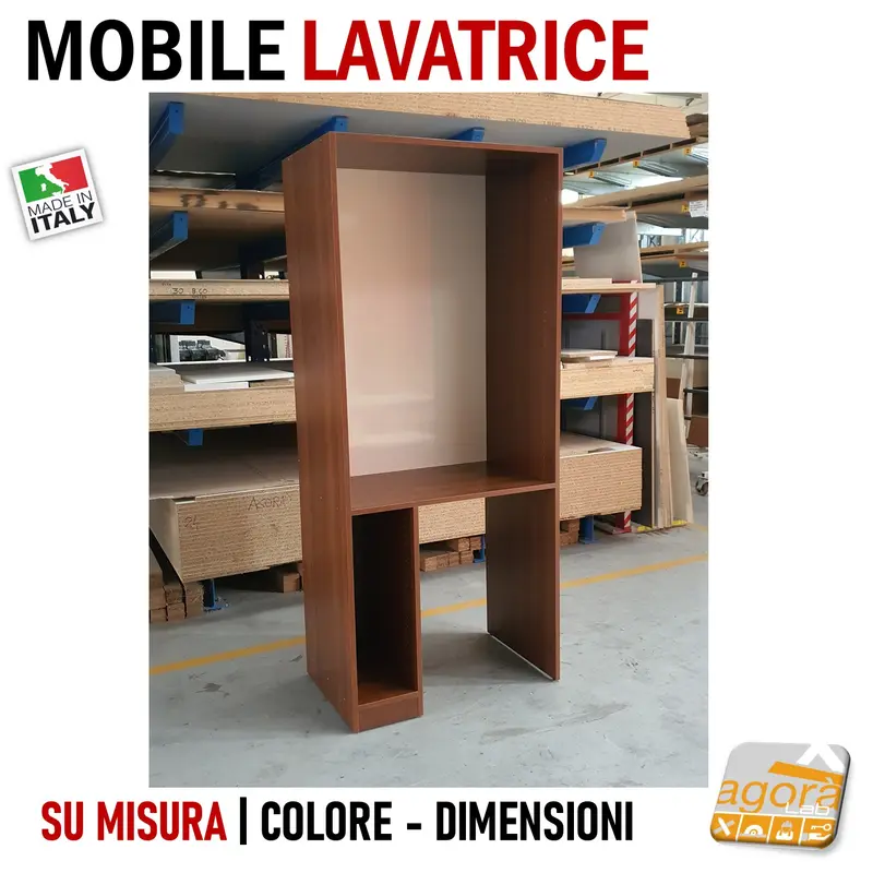 MOBILE SU MISURA PER LAVATRICE ASCIUGATRICE MOBILI COLONNA ANTA