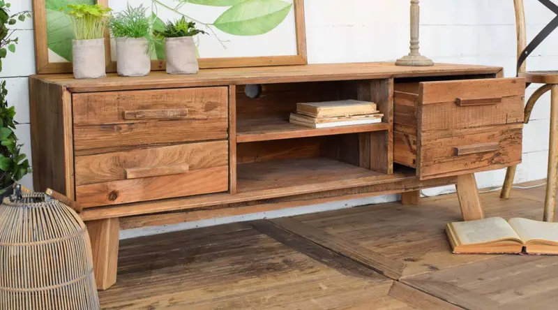 Mobile Tv WOOD ANTIQUE