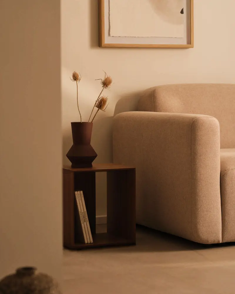 Modulo libreria piccolo Litto impiallacciato noce 34 x 38 cm
