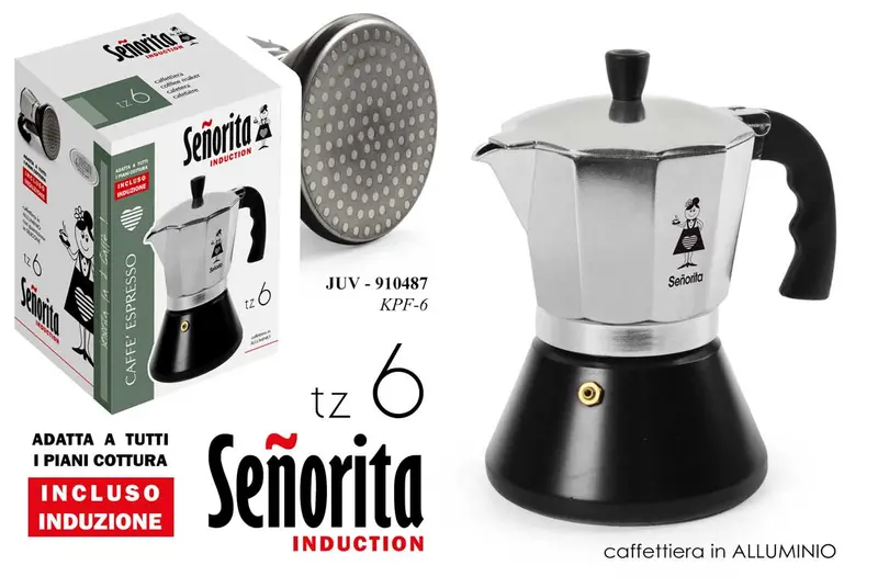MOKA INDUZIONE 6 TAZZE 300ML KPF-6