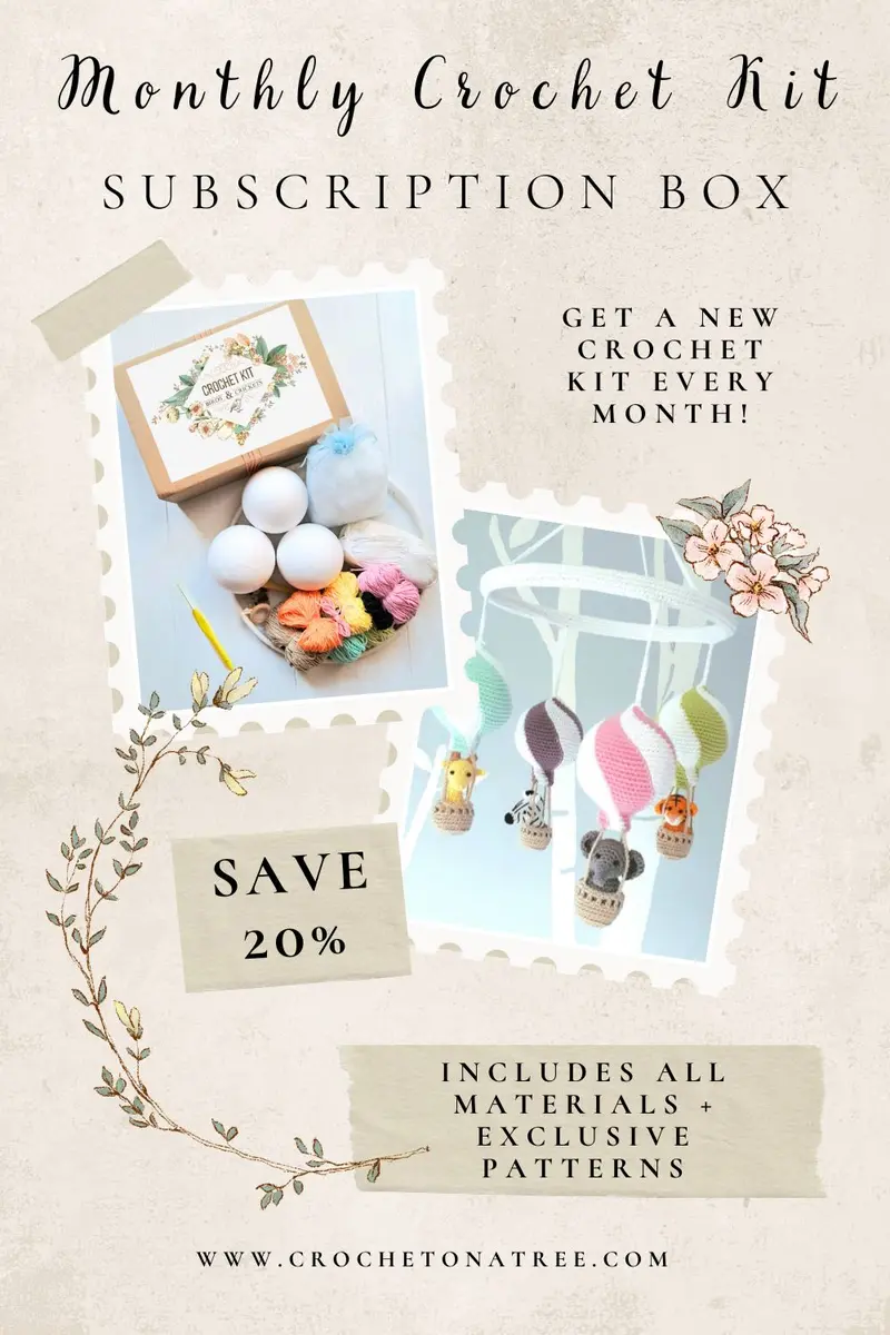 Monthly Crochet Kit Subscription Box – Exclusive Patterns & High-Quality Materials