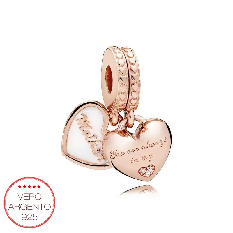 "Mother and Daughter" - charm in argento per mamma e figlia - EDIZIONE LIMITATA