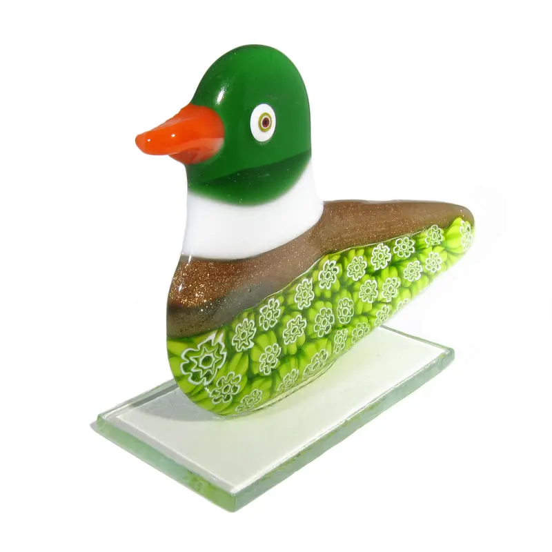 Murano glass small goose