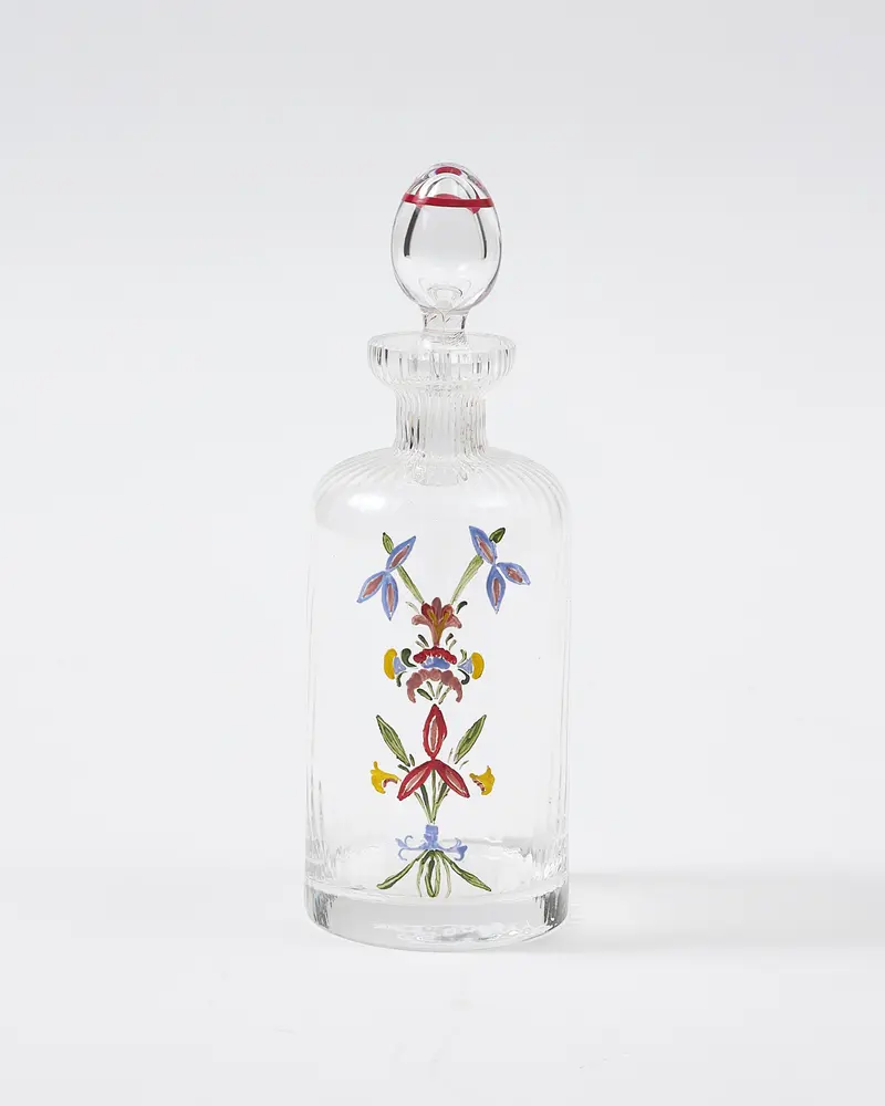 Murano Gulistan Hand-Painted Oil Bottle