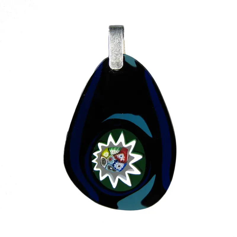 Murrina Goccia Antica drop-shaped Murano glass pendant