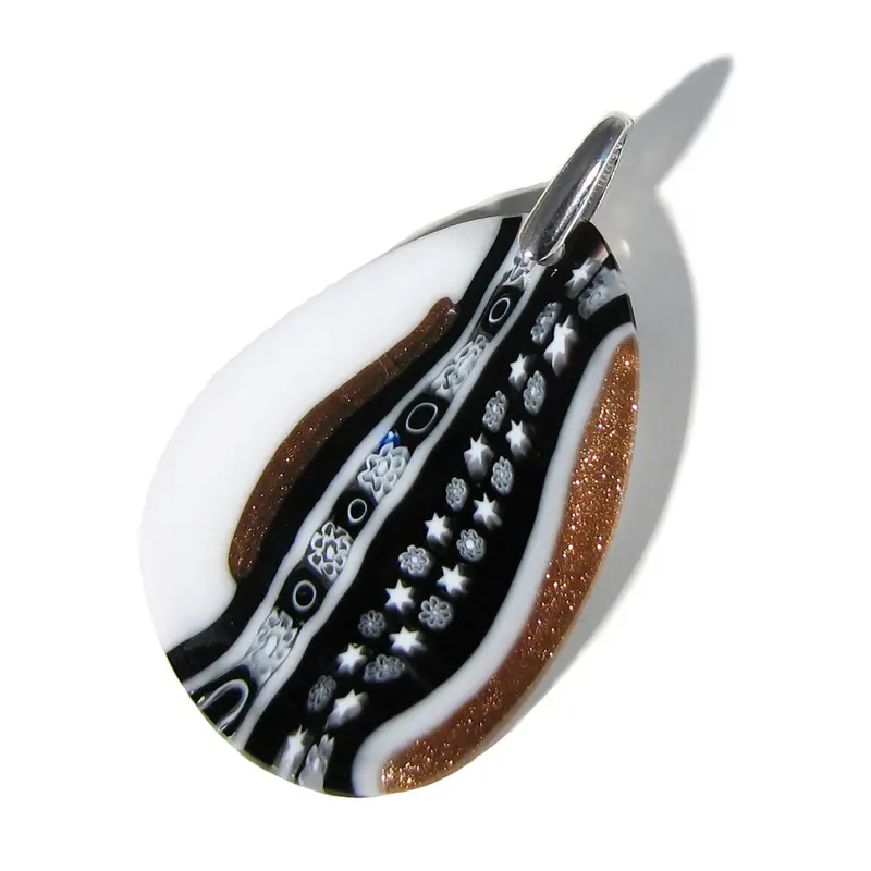 Murrina Inglesina drop-shaped Murano glass pendant
