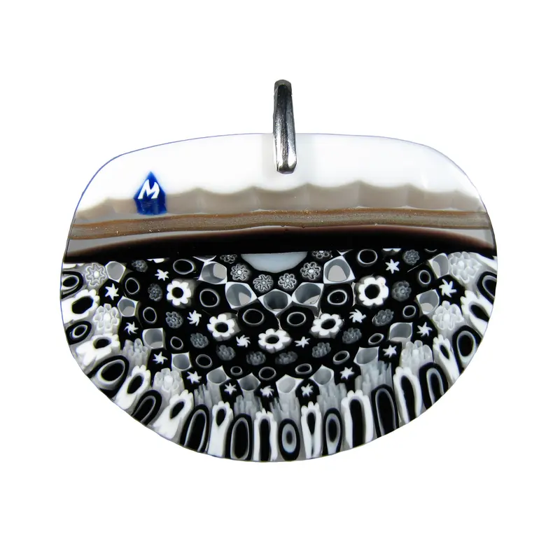 Murrina Maya Classica Semi-round Murano glass pendant