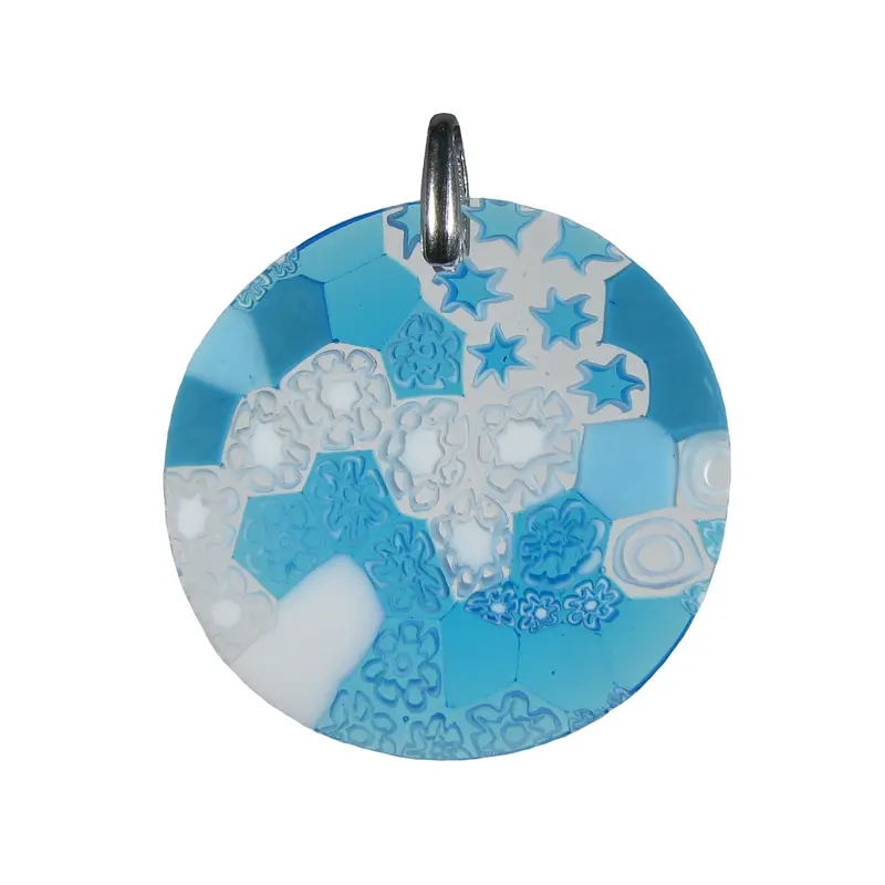 Murrina Millefiori Murano glass round pendant ø 40 mm