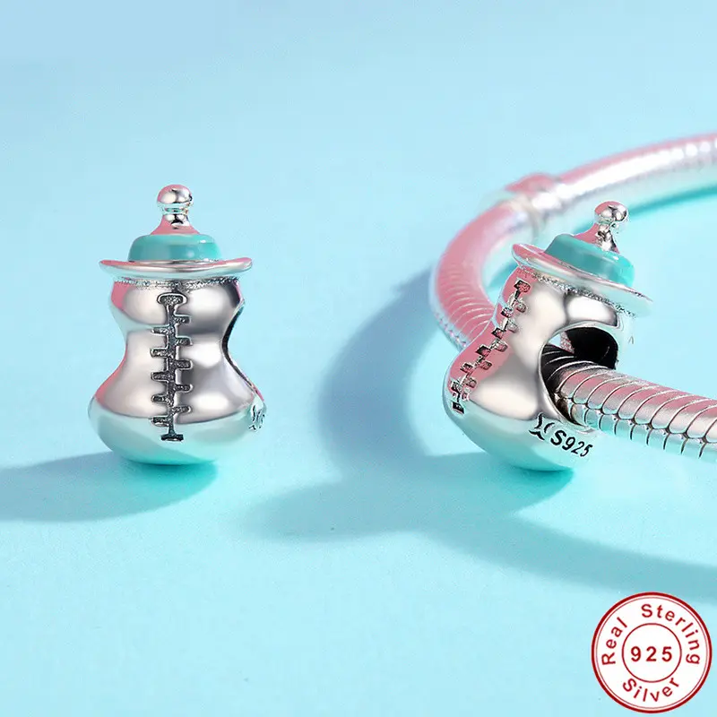 "MyBaby" - charm biberon in argento - IN ESCLUSIVA
