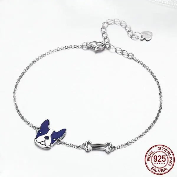 "MyBulldog" - bracciale e orecchini bulldog - IN ESCLUSIVA