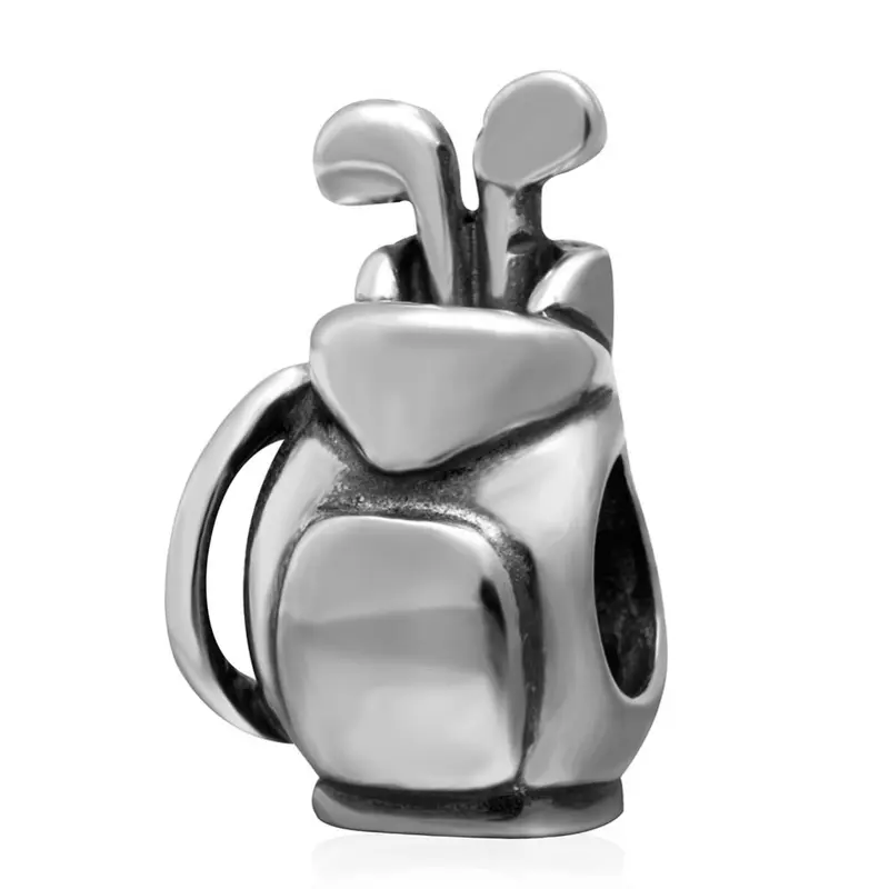 "MyGolfBag" - charm borsone da golf in argento - IN ESCLUSIVA
