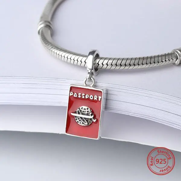 "MyPassport" - charm passaporto in argento - IN ESCLUSIVA