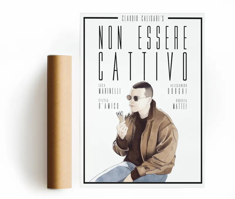 NON ESSERE CATTIVO VITTORIO STAMPA D'ARTE