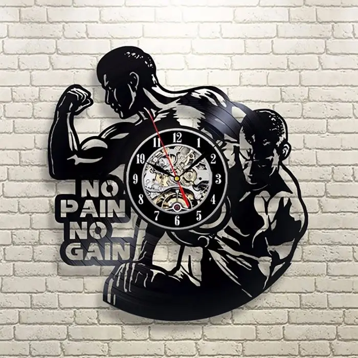 "NoPainNoGain" - orologio da parete fitness - IN ESCLUSIVA