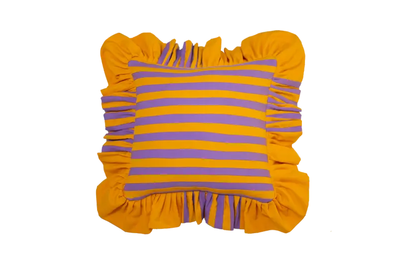 Orange and Lilac Patchwork with Patchwork Ruffle
