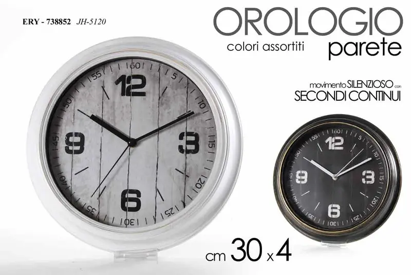 OROLOGIO ASS 30*30*4,4CM JH5120
