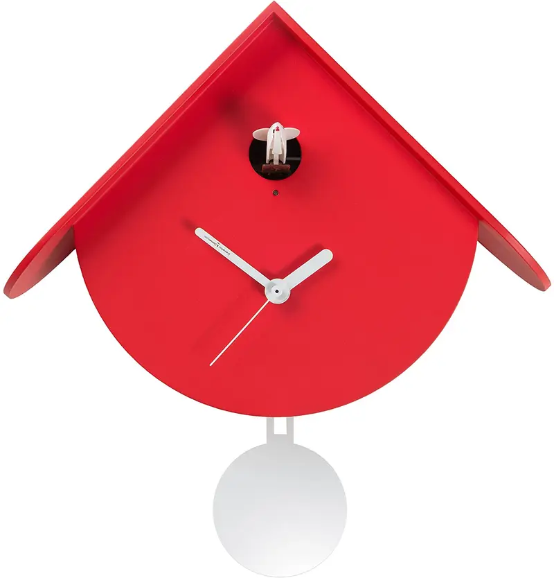 Orologio Cucù Titti rosso F.lli Domeniconi