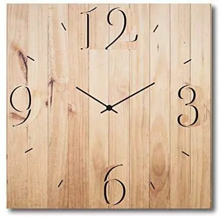 Orologio da Parete, effetto legno. Modern design. Varie misure.