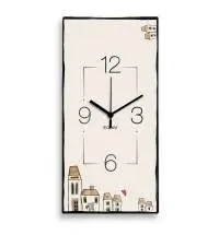 OROLOGIO DA PARETE RETTANGOLARE "LE CASETTE" EGAN