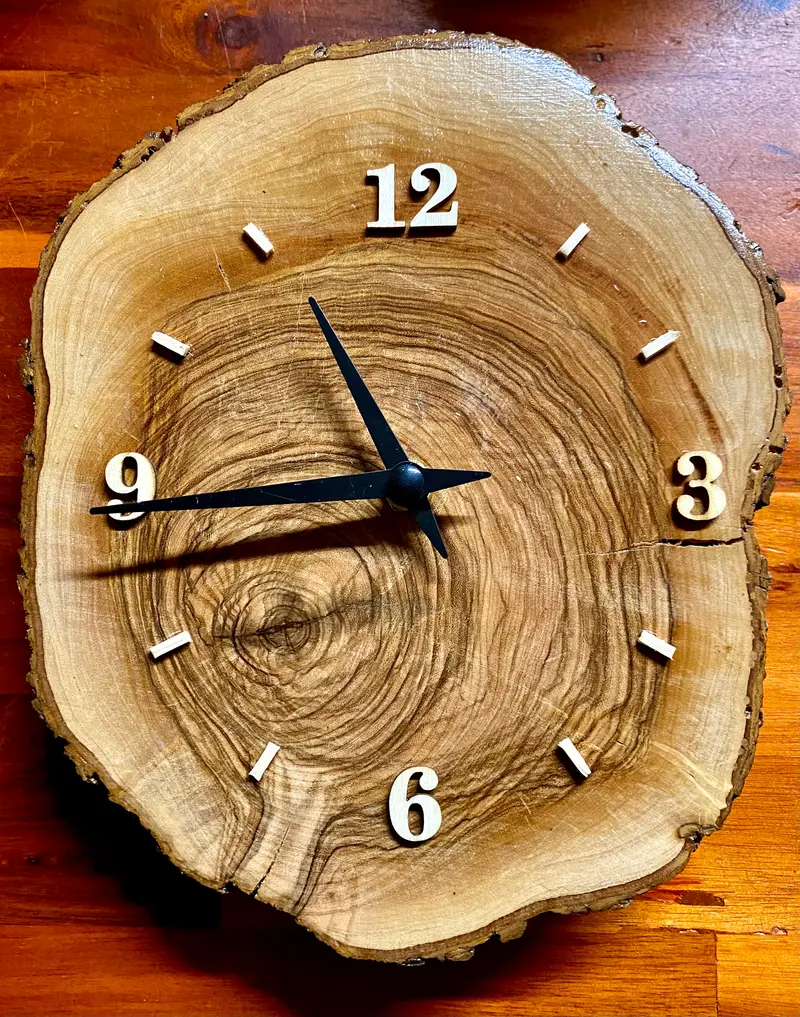 Orologio di ulivo