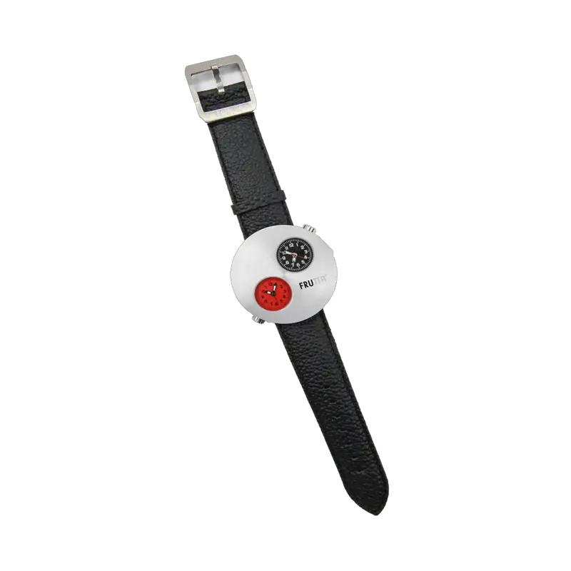 Orologio Frutta da Polso con Cinturino Nero Casual Unisex