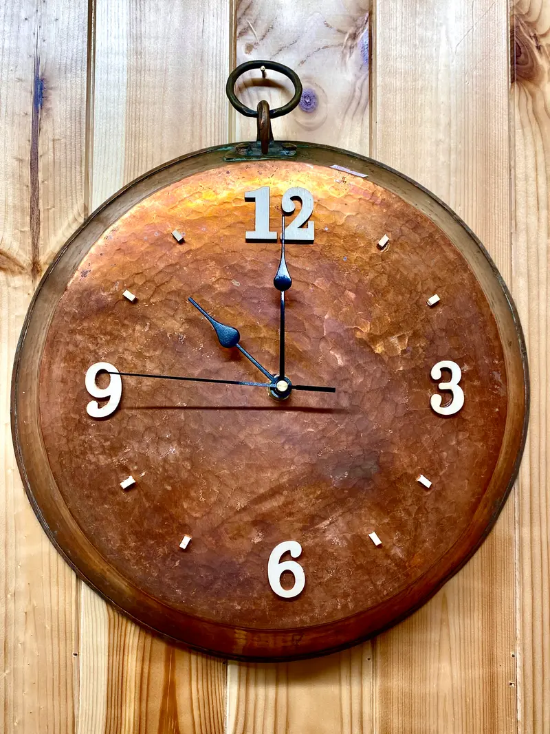 Orologio in rame