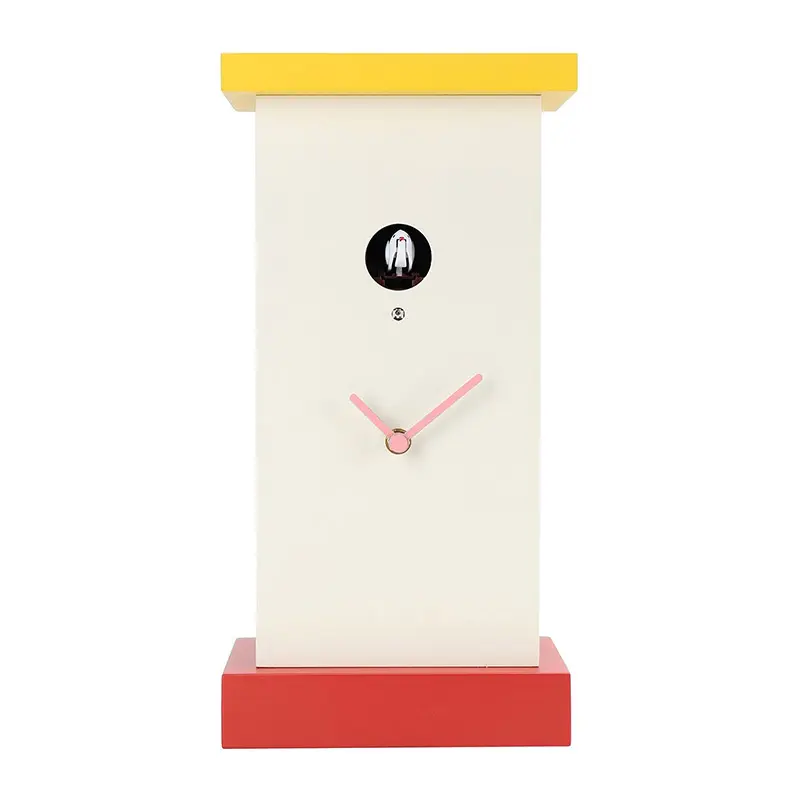 Orologio mod.Supercucù giallo e rosso corallo F.lli Domeniconi