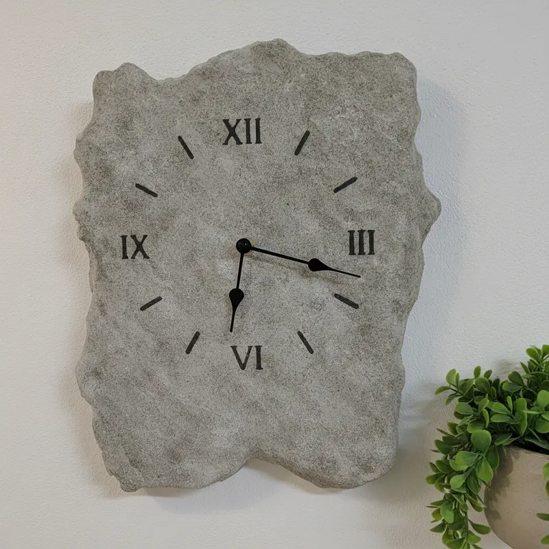 Orologio Pietra Grigio Chiaro - Pezzo unico