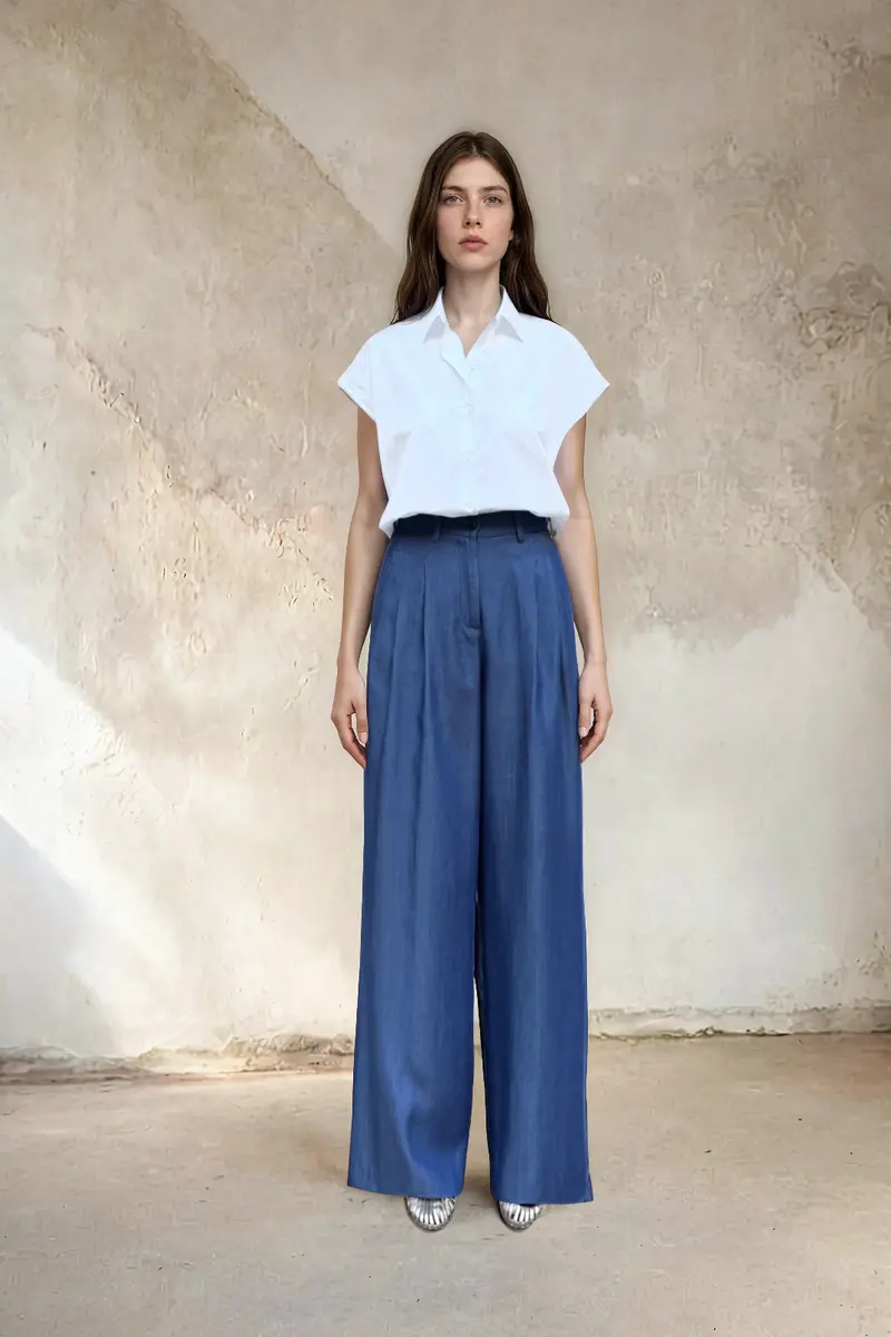 PANTALONE LISA blu denim