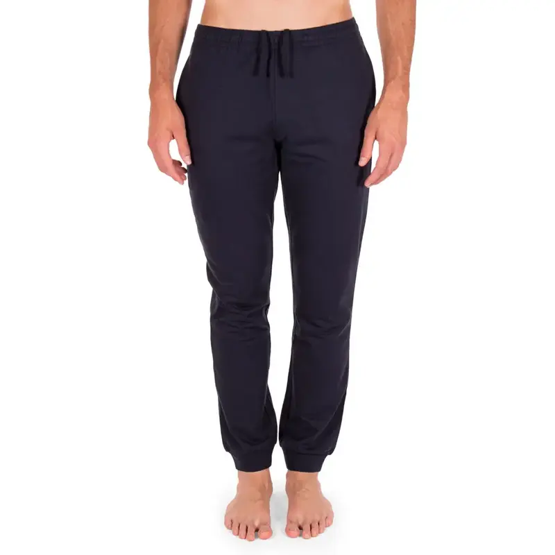 Pantalone lungo sportivo uomo con polsino in cotone garzato leggero | Fratelli Campagnolo