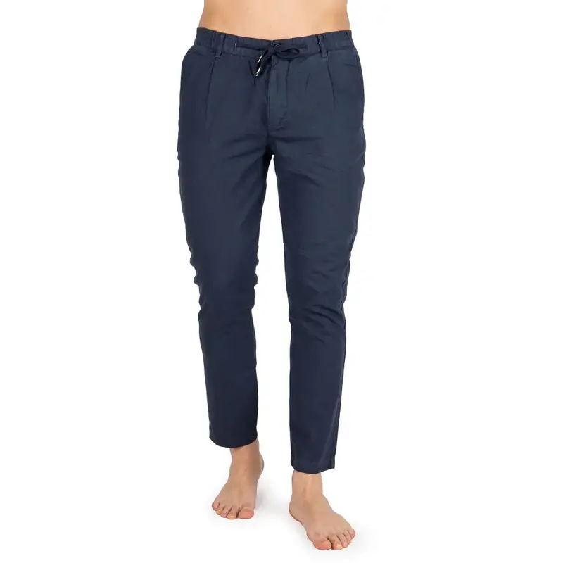 Pantalone lungo uomo in lino con culisse | Datch