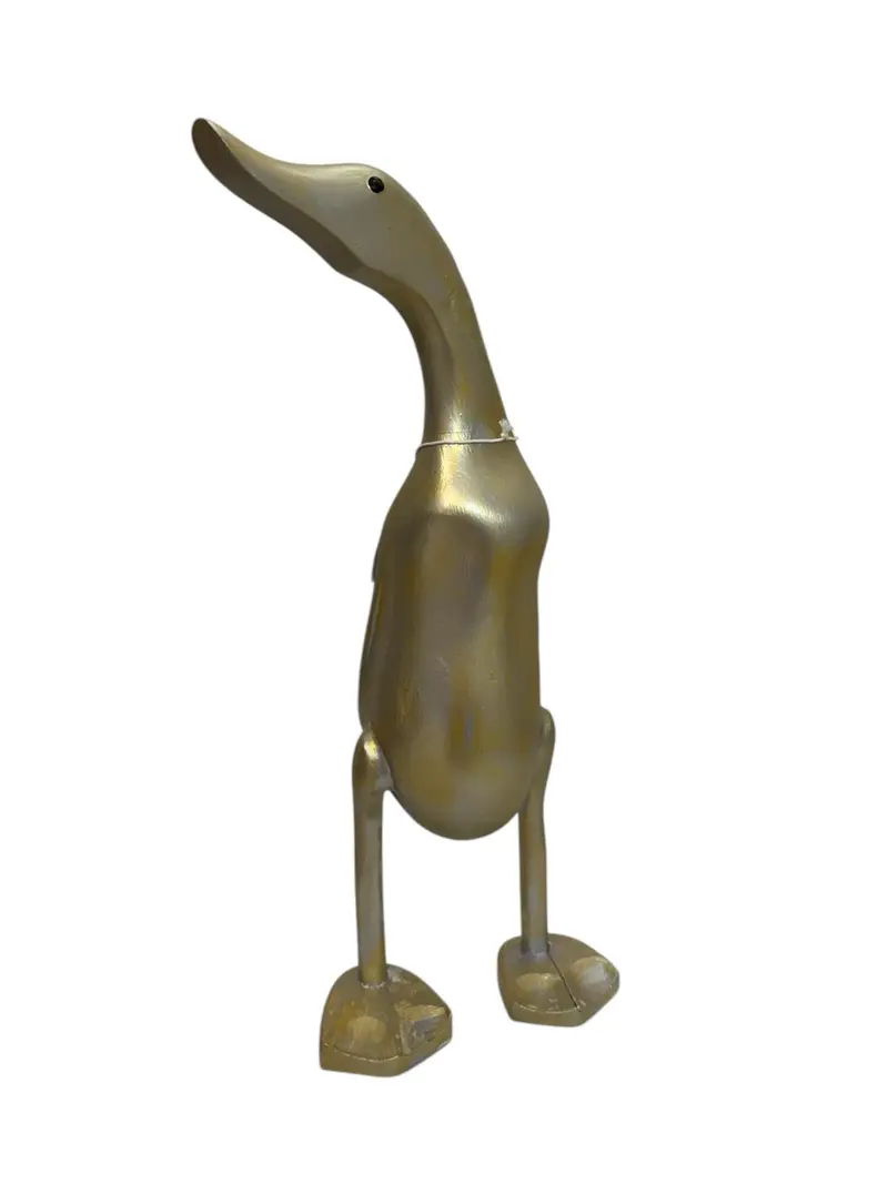 Papera Decorativa In Legno Artigianale Gold Superstar