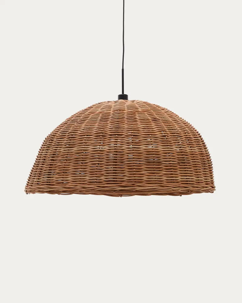Paralume per lampada da soffitto Jornets in rattan con finitura naturale Ø 80 cm