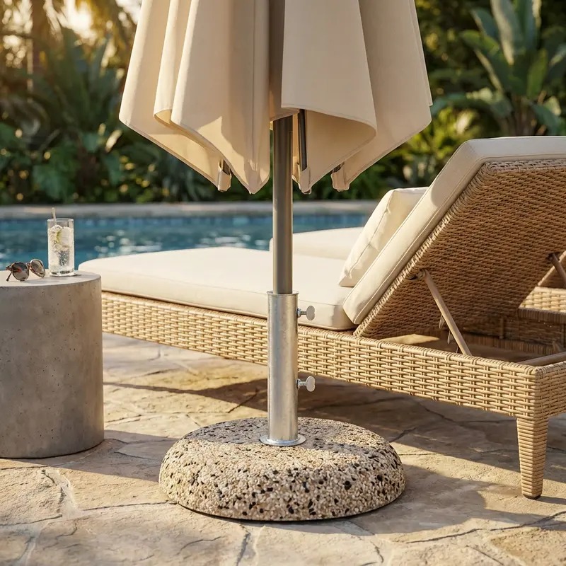 Paros - base grande da kg 55 con tubo ø 60 dg