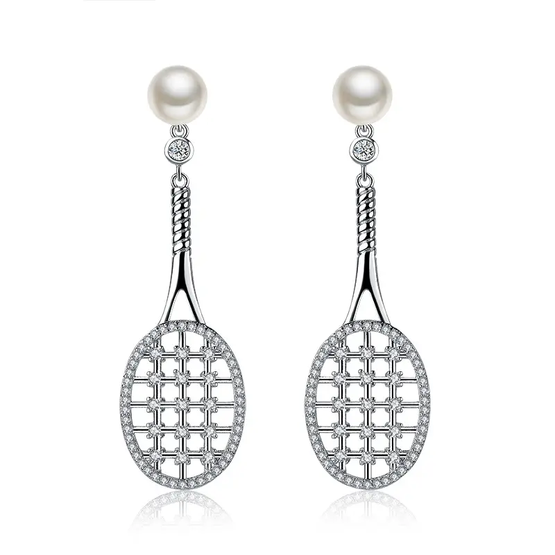 "Pearly" - orecchini perle tennis - EDIZIONE LIMITATA