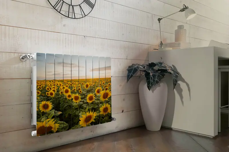 Pellicola adesiva Girasoli per termosifoni - rivestimento elegante