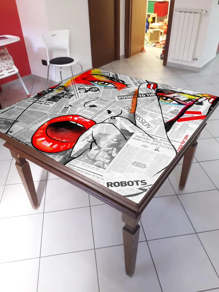 Pellicola per Tavoli - Tavolo Pop Art
